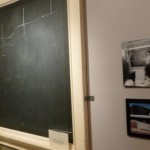 A Christmas Story House Museum - chalk board from classroom